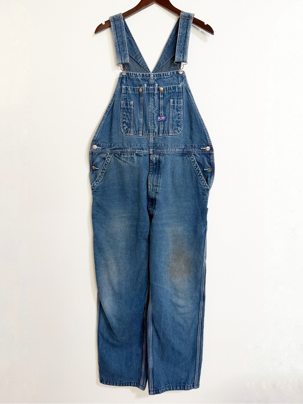 Big Smith Cotton Overalls Worn Workwear Streetwear 40x32